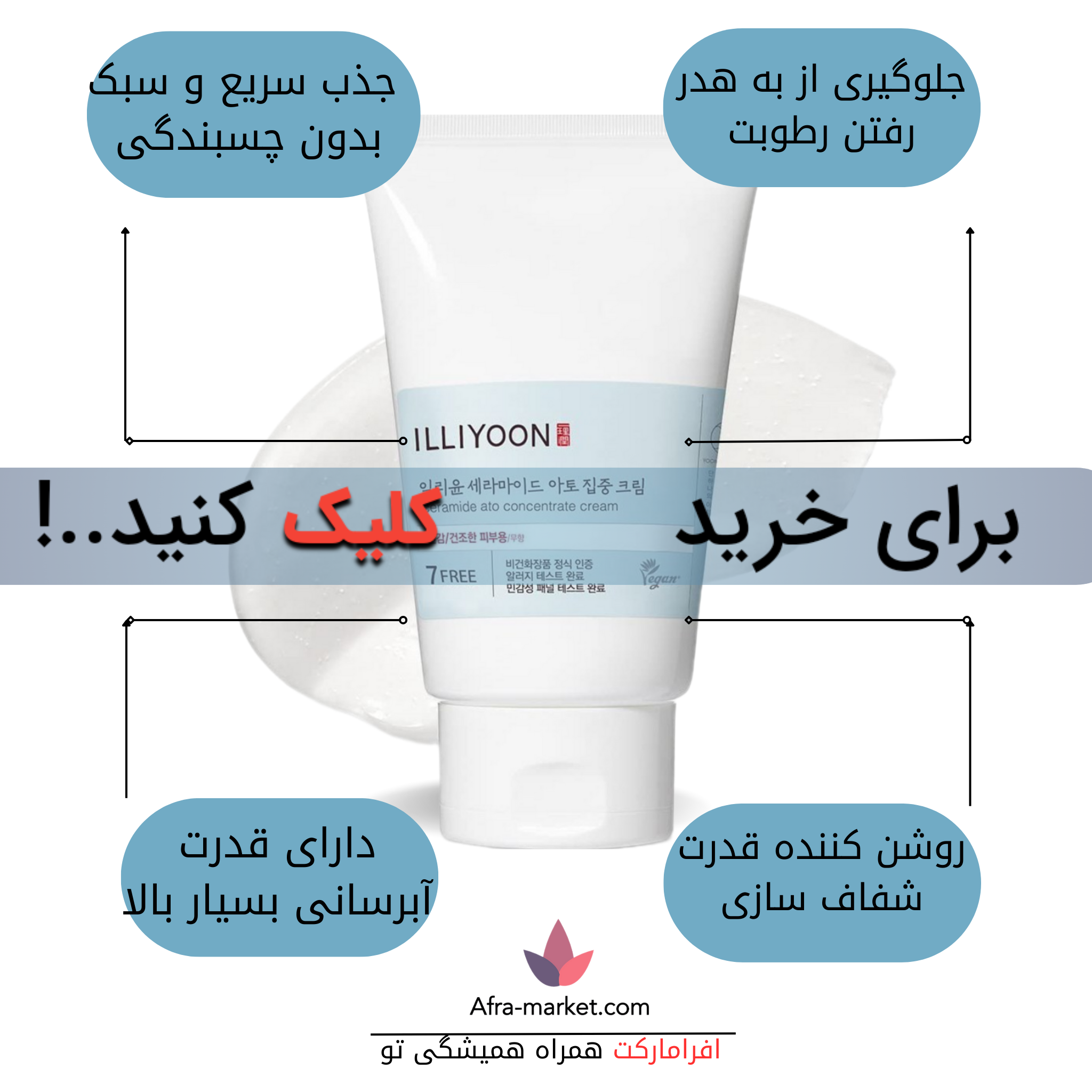 html <img src="your-image-source.jpg" alt="کرم مرطوب‌کننده و آبرسان قوی سرامید ایلیون، حاوی سرامید برای تقویت سد پوست و حفظ رطوبت طولانی‌مدت">