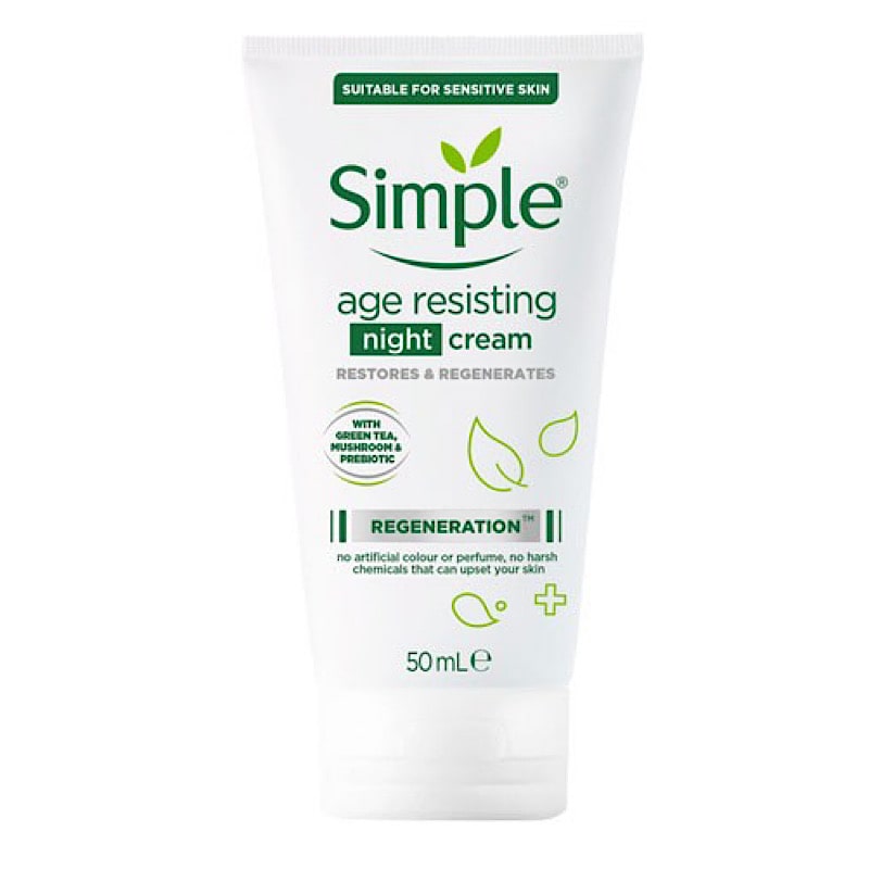 کرم شب ضد پیری سیمپل Regeneration Age Resisting Night Cream