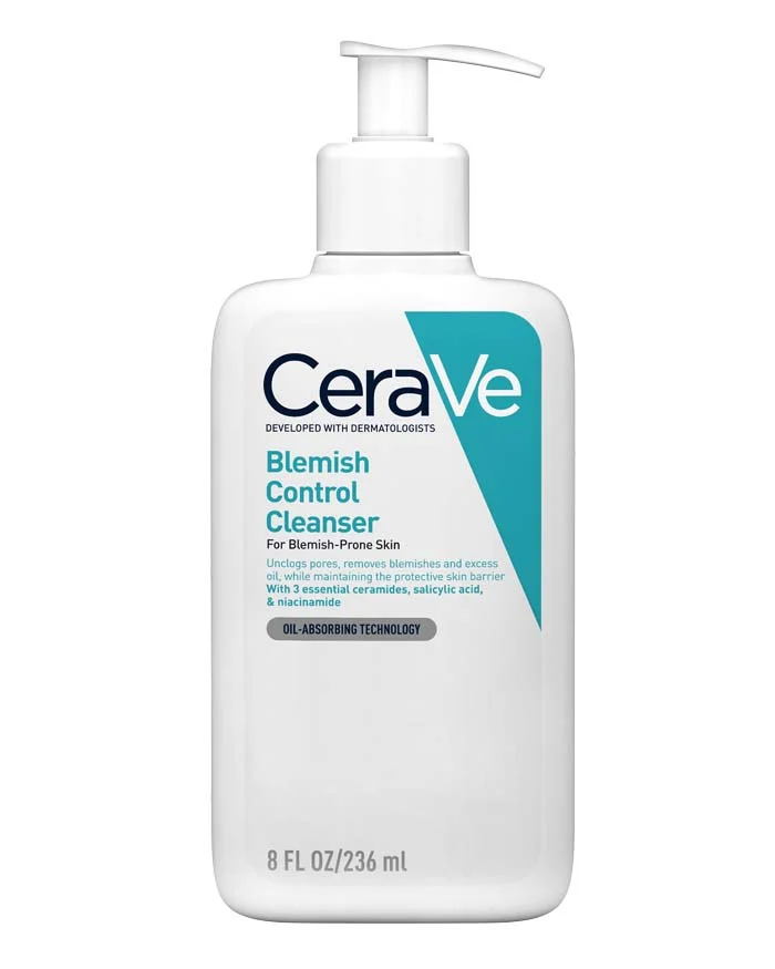 ژل شستشوی صورت ضد لک و جوش سراوی CeraVe Blemish Control Cleanser حجم236 میل